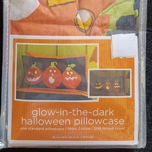Target Glow In The Dark Jack O Lanterns Halloween Pillowcase 2009 OOP RETIRED